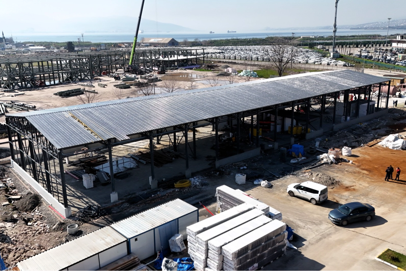 Kocaeli itfaiye depo binasında &ccedil;alışmalar y&uuml;zde 80&rsquo;e ulaştı