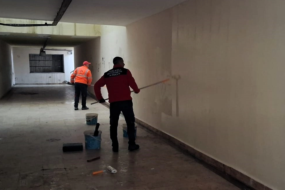 Kocaeli Gebze Erenler Caddesi alt ge&ccedil;idine kapsamlı bakım