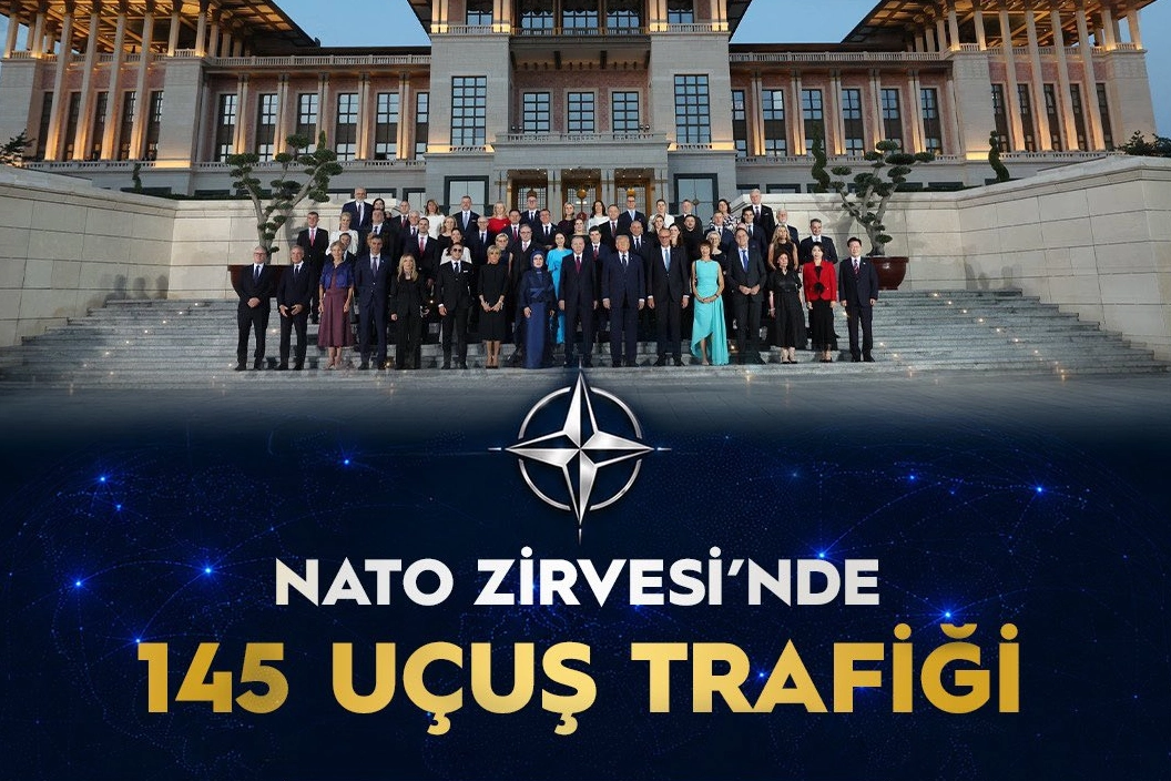 NATO Zirvesi'nde Ankara'da 145 u&ccedil;uş hareketi ger&ccedil;ekleşti