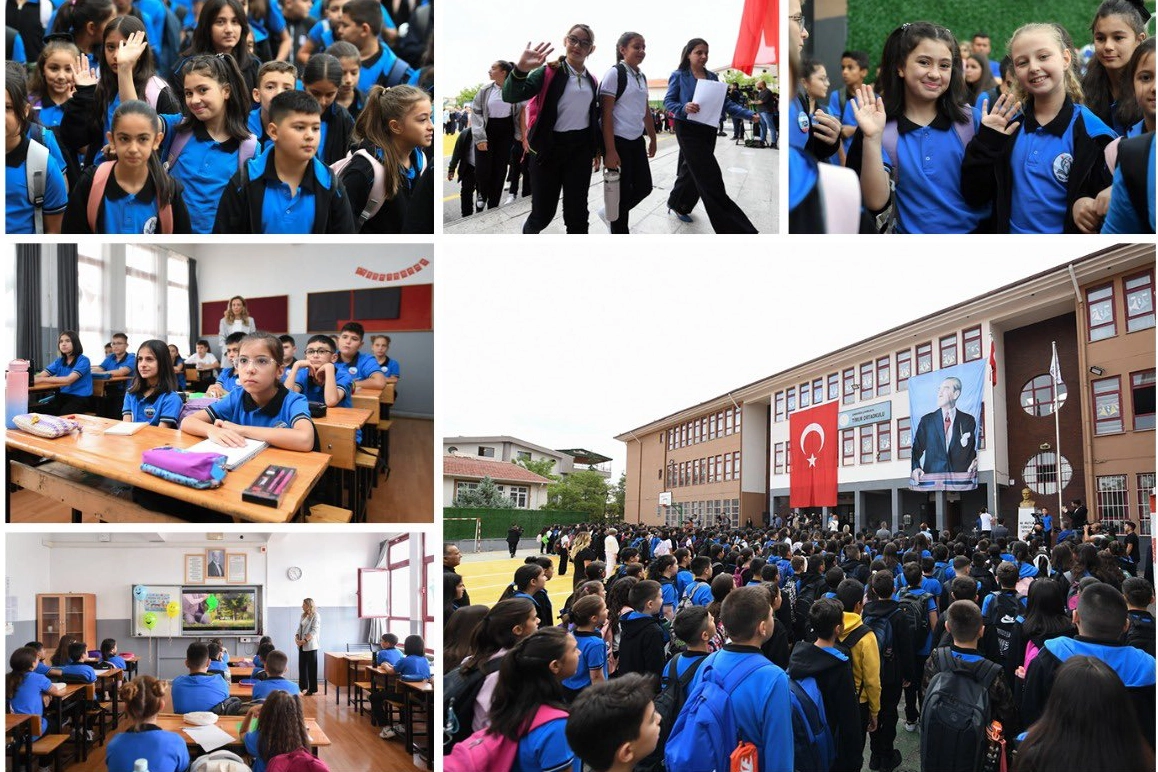Yaz tatiline elveda, ilk okul g&uuml;n&uuml;ne merhaba... Okullarda ders başı yapıldı