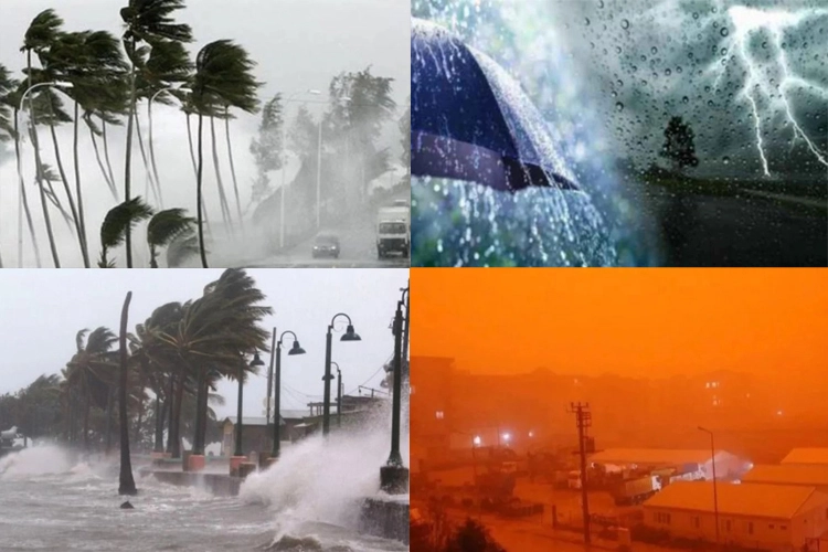 Yurt genelinde &ccedil;oklu uyarı! R&uuml;zgar, toz taşınımı, kuvvetli yağış ve &ccedil;ığ