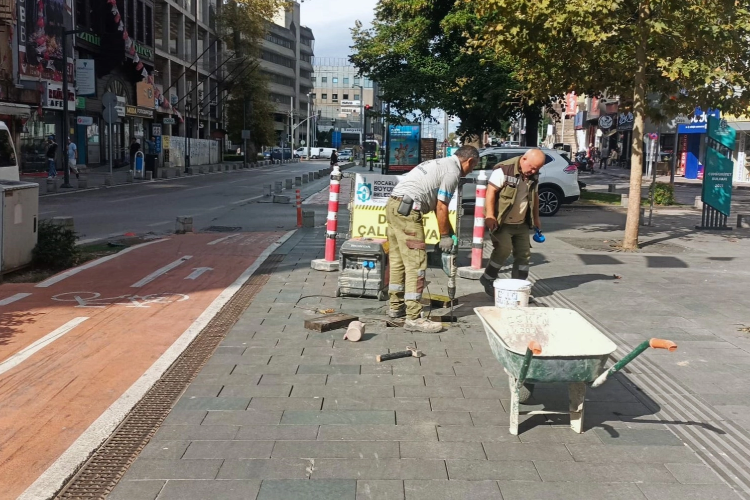 Kocaeli'de g&uuml;venli adımlar i&ccedil;in B&uuml;y&uuml;kşehir sahada