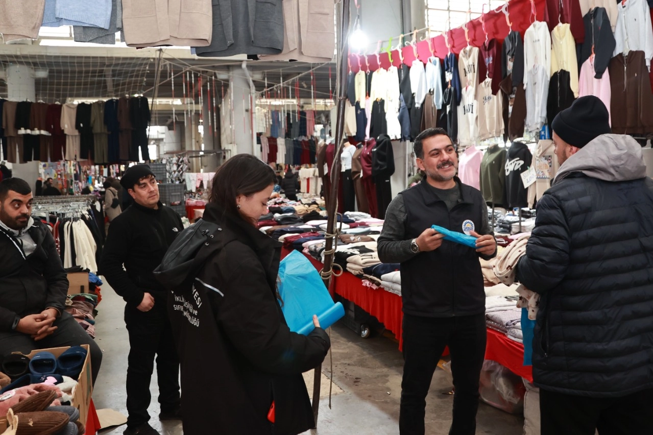 Kocaeli Gebze&rsquo;de pazar yerlerinde sıfır atık d&ouml;nemi başladı