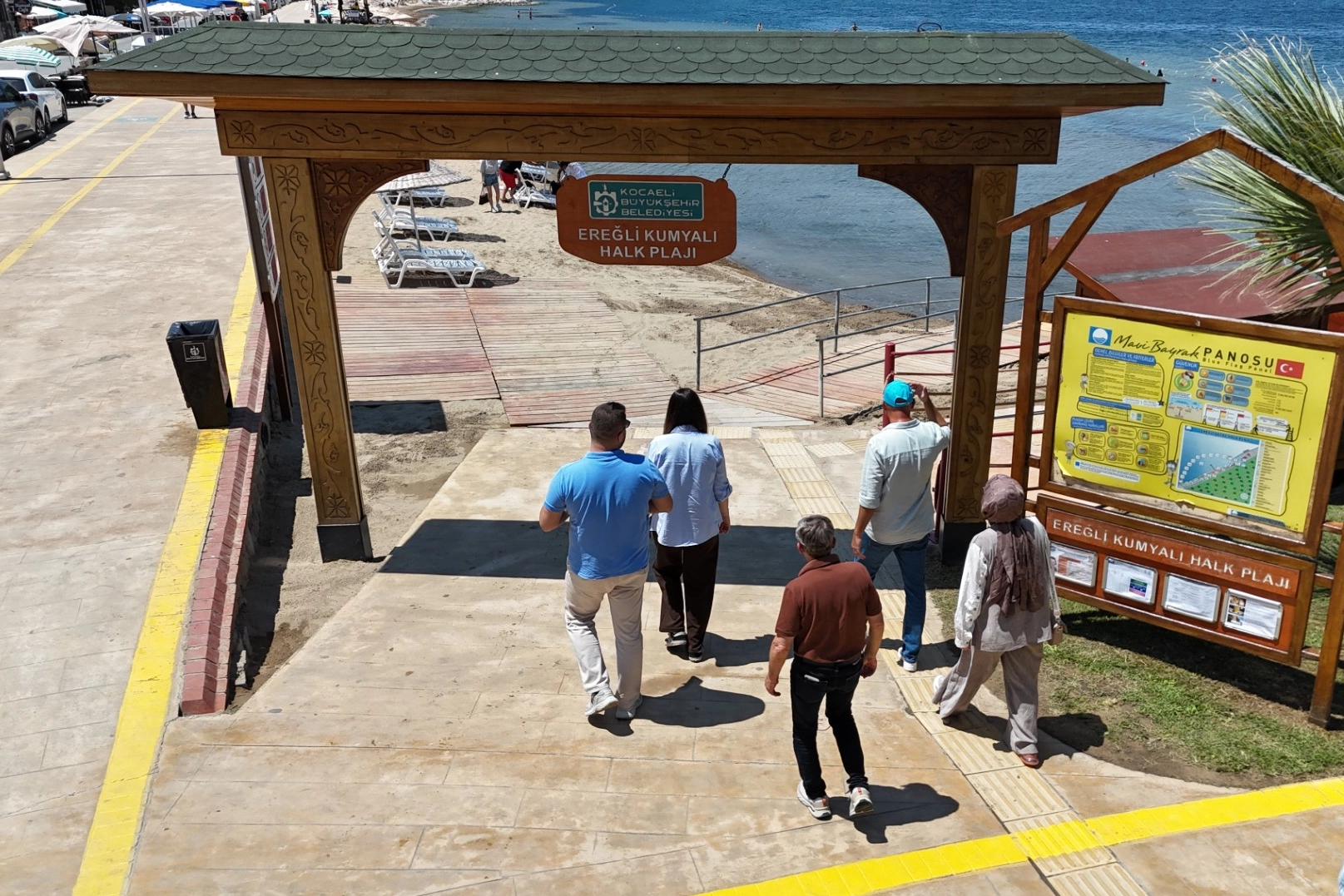 Kocaeli'de Mavi Bayraklı plajlar, denetimden başarıyla ge&ccedil;ti