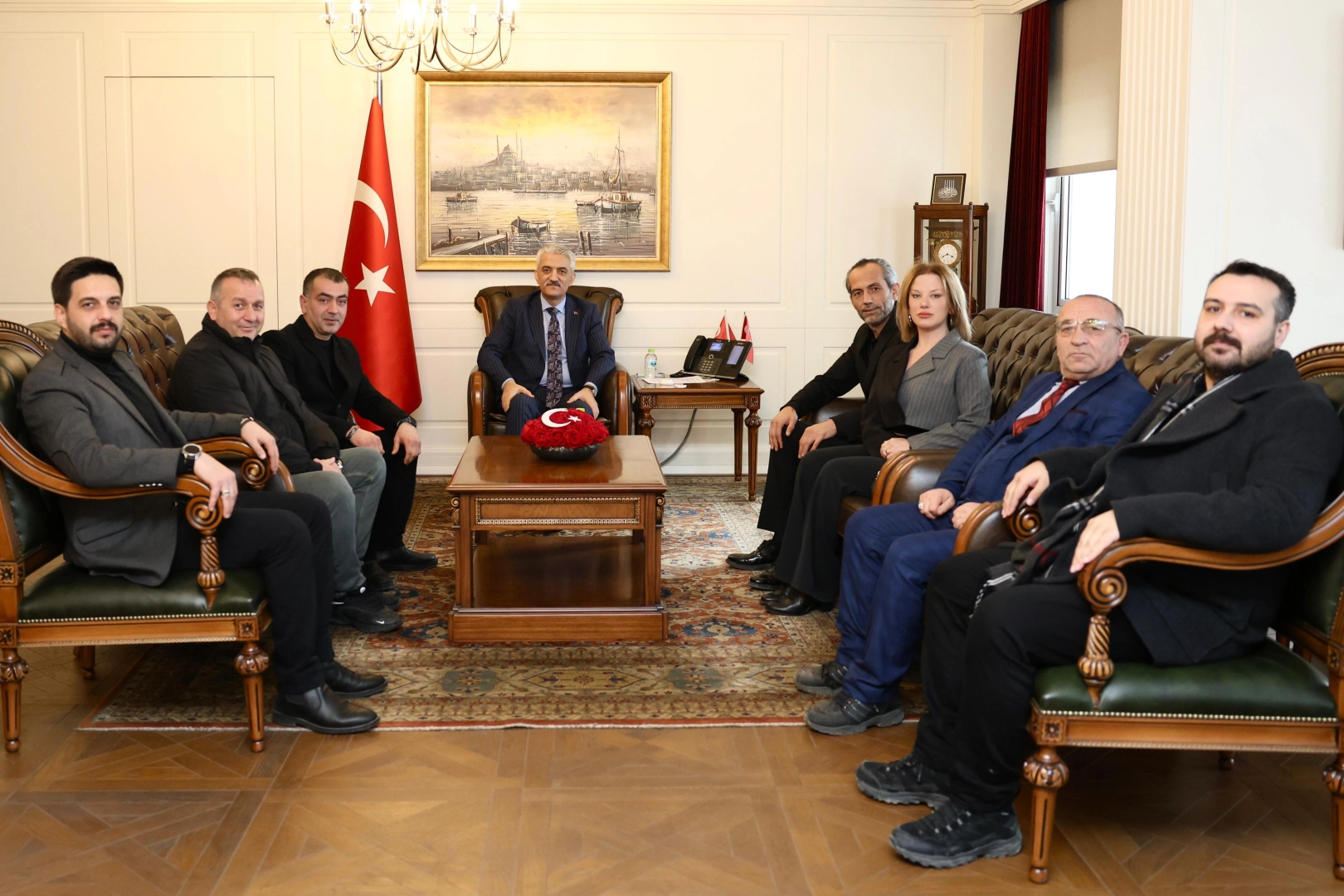 D&uuml;zce Gazeteciler Cemiyeti'nden Vali Makas&rsquo;a ziyaret