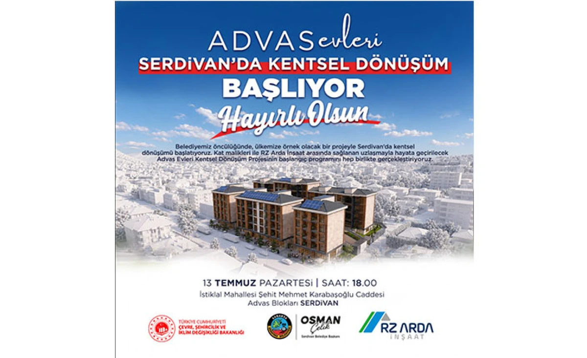 Advas Evleri&rsquo;nde Kentsel D&ouml;n&uuml;ş&uuml;mde Yıkım Aşamasına Ge&ccedil;iliyor
