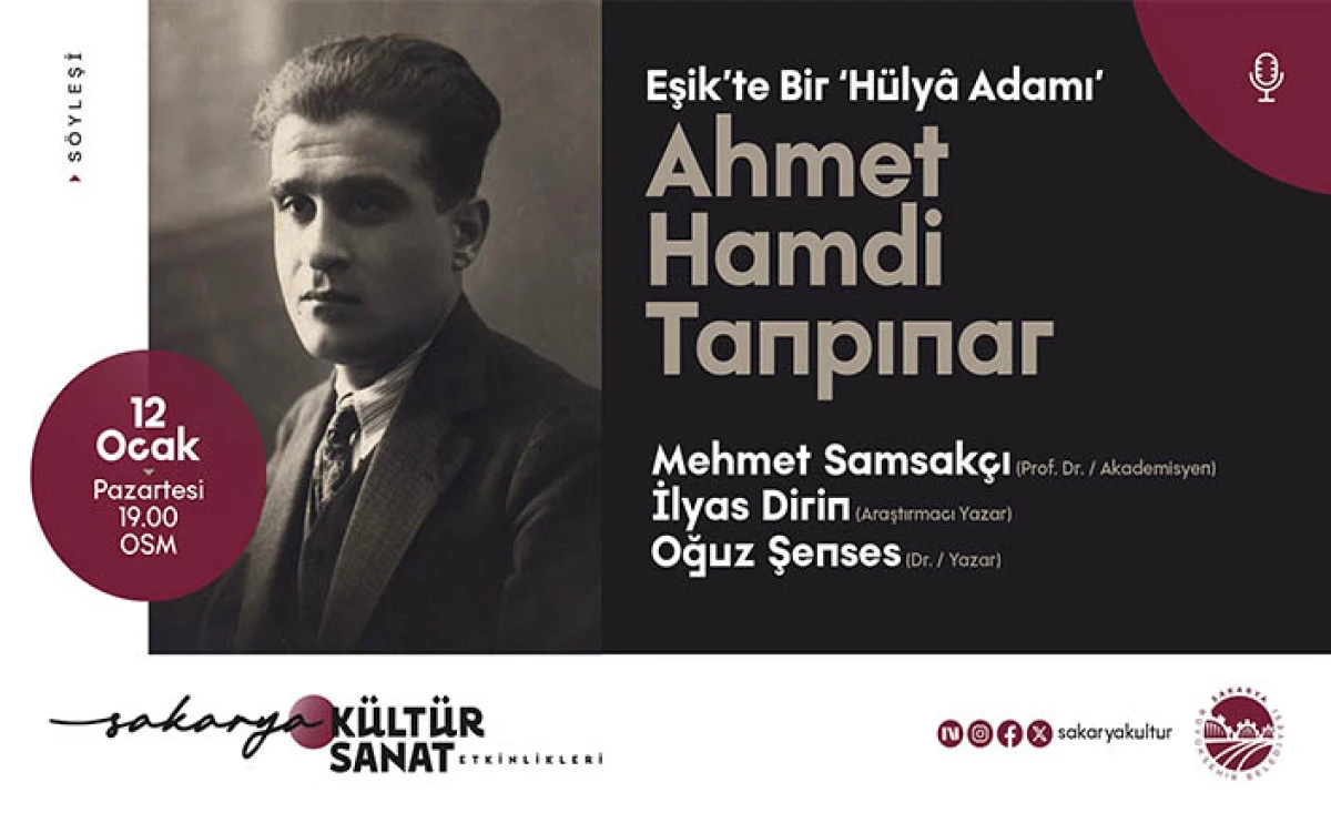 Ahmet Hamdi Tanpınar OSM&rsquo;de konuşulacak
