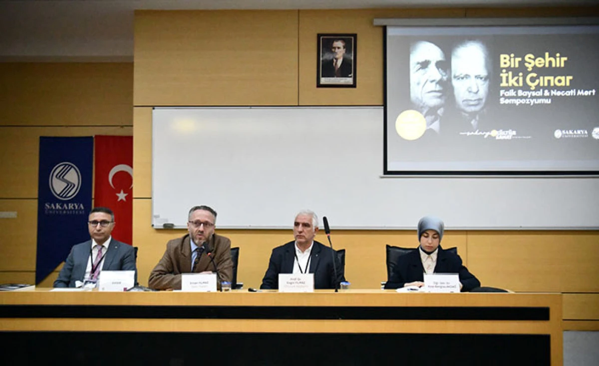 Bir Şehir İki Çınar  Sempozyumu Gerçekleşti