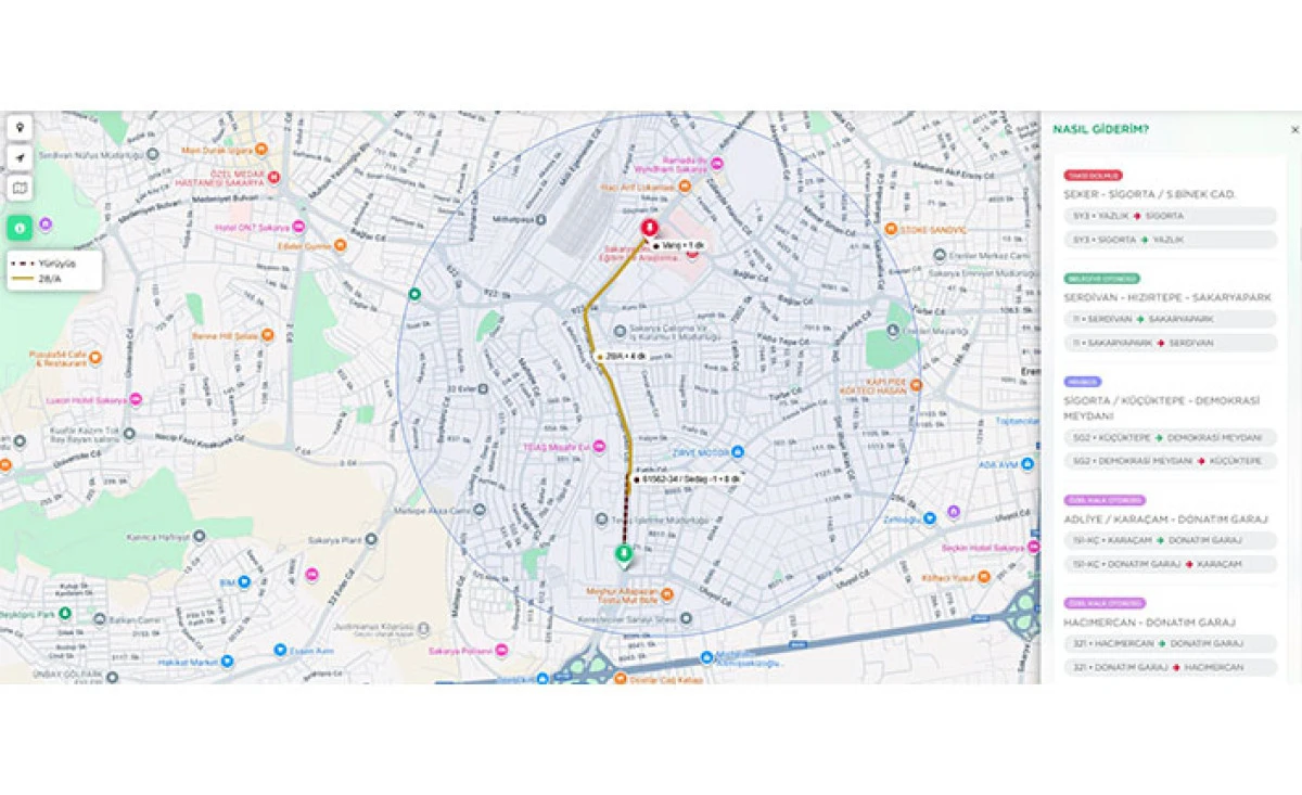 Büyükşehir’den Dijital Hamle: SAKUS Ve Canlı Takip Artık Çok Daha Pratik