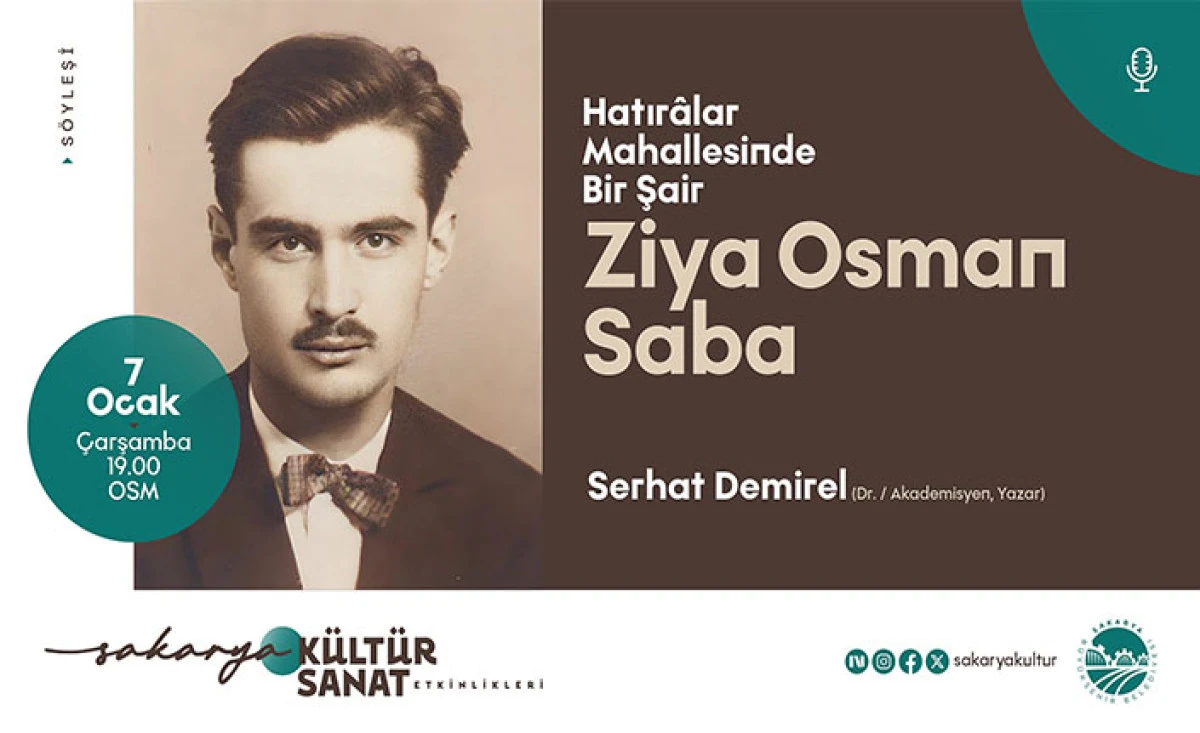 B&uuml;y&uuml;kşehir&rsquo;den Edebiyatseverlere Ziya Osman Saba S&ouml;yleşisi