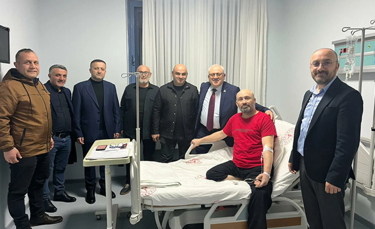 Cemil Tekin&rsquo;e Ge&ccedil;miş Olsun Ziyareti