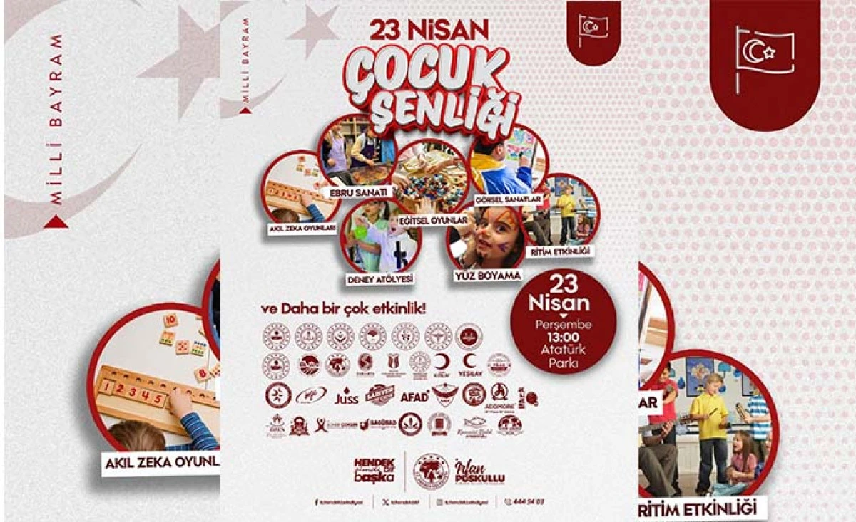 &Ccedil;ocuklar M&uuml;jde, 23 Nisan &Ccedil;ocuk Şenliği Başlıyor
