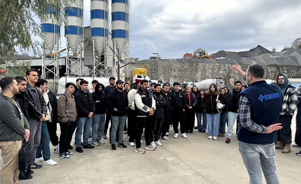 Derslerini Beton Santrali Ve Agrega Ocağında İşlediler