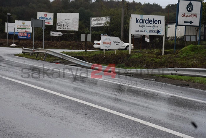 Hendek’te Kaza 1 Ölü, 2 Yaralı…