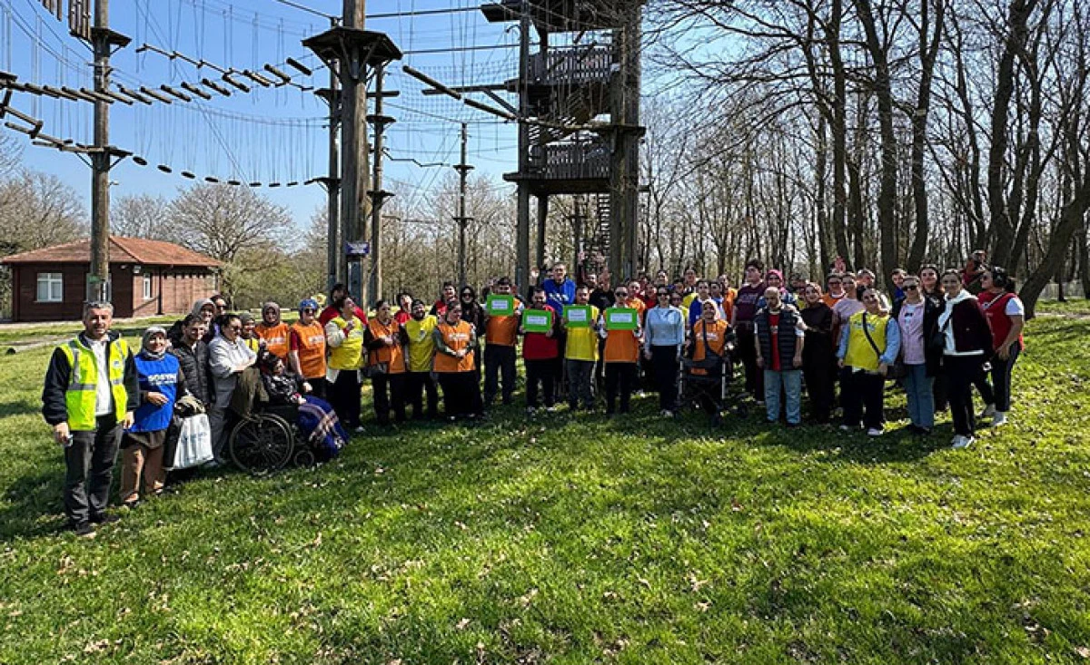 Engelsiz Hobi At&ouml;lyeleri &Ouml;ğrencileri Macerapark&rsquo;ta Doğayla Buluştu