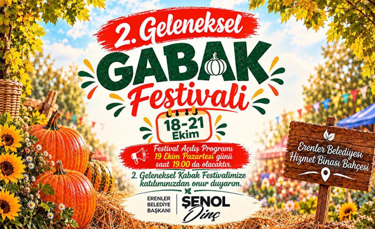 Erenler&rsquo;de 2. Gabak Festivali Heyecanı Yaşanacak