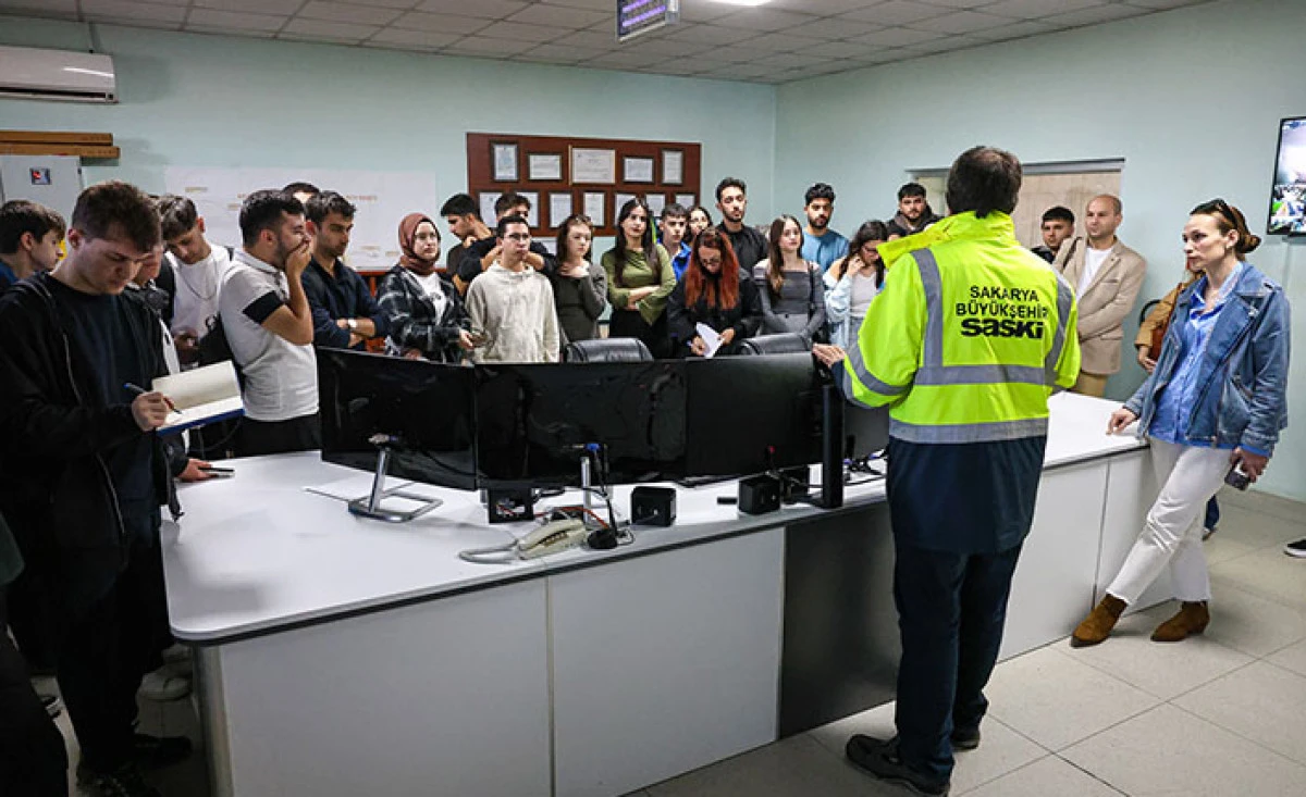 Geleceğin enerji uzmanları SASKİ’nin elektrik üretim tesislerini inceledi