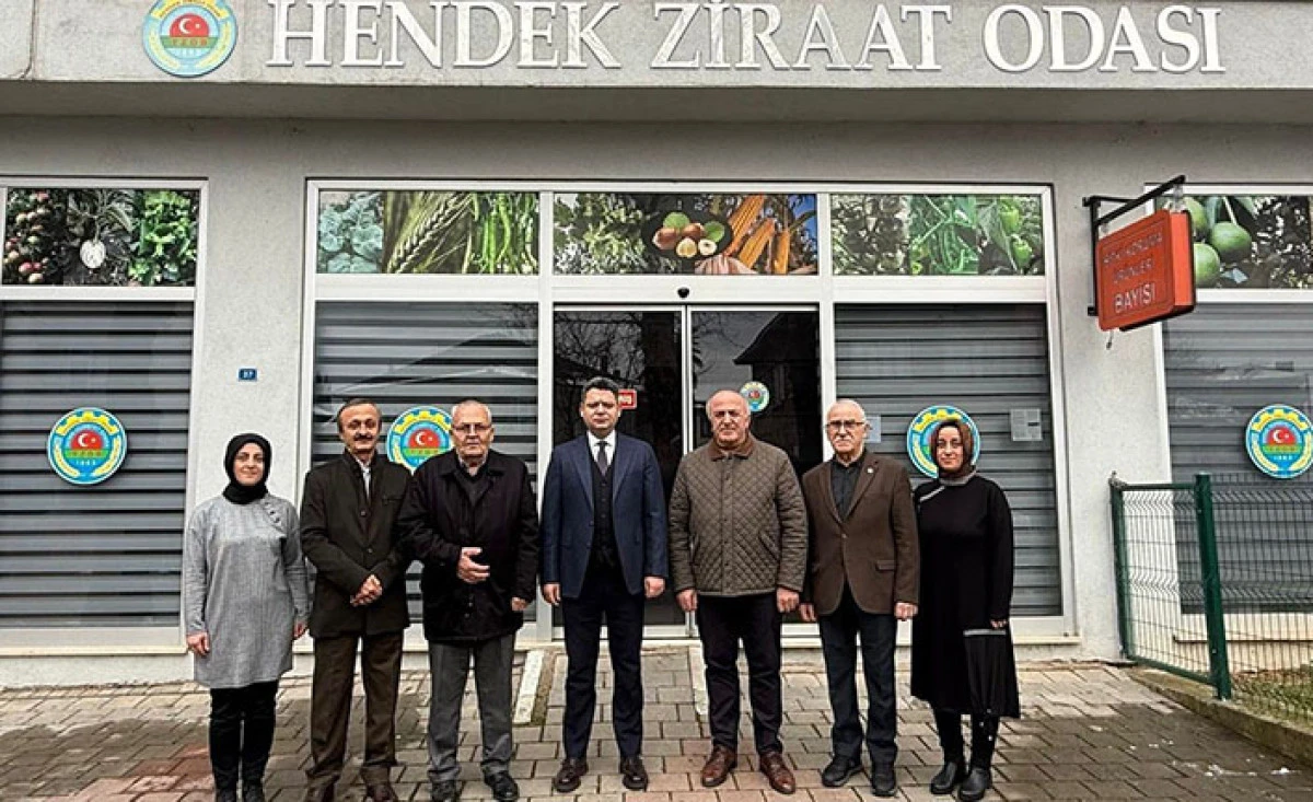 G&ouml;kpınar&rsquo;dan Ziraat Odası Ziyareti