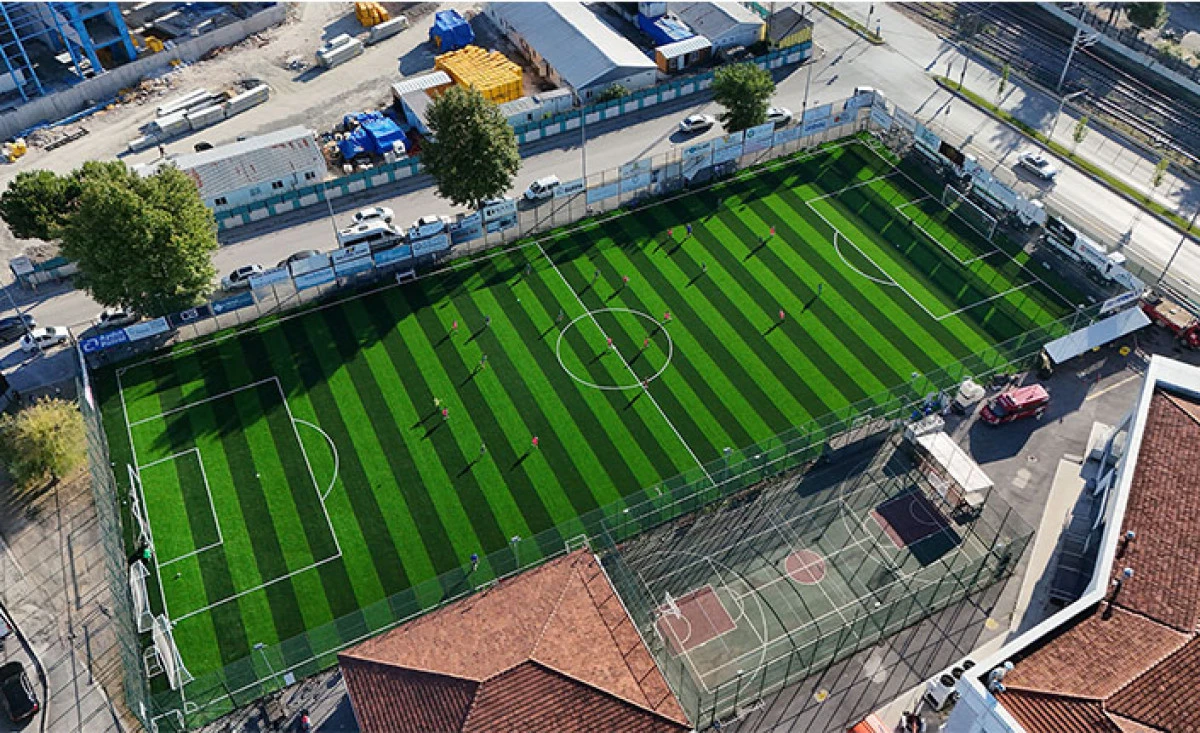 Harmanlıkspor'da Yeni Sezon, Yenilenen Zeminde Başladı