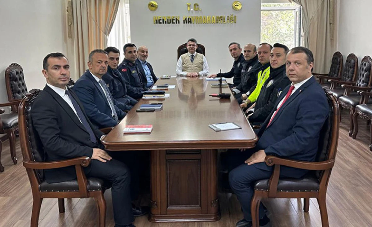 Hendek İl&ccedil;e Asayiş Toplantısı yapıldı