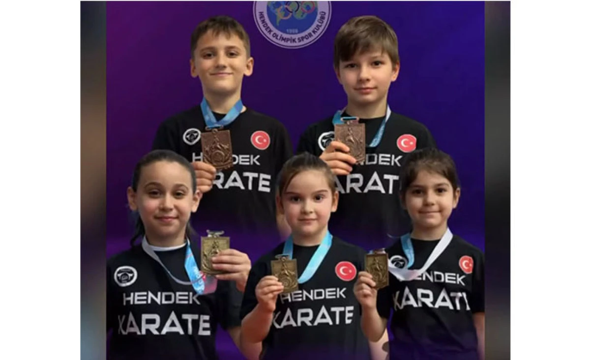 Hendek Olimpik&rsquo;ten 5 madalya