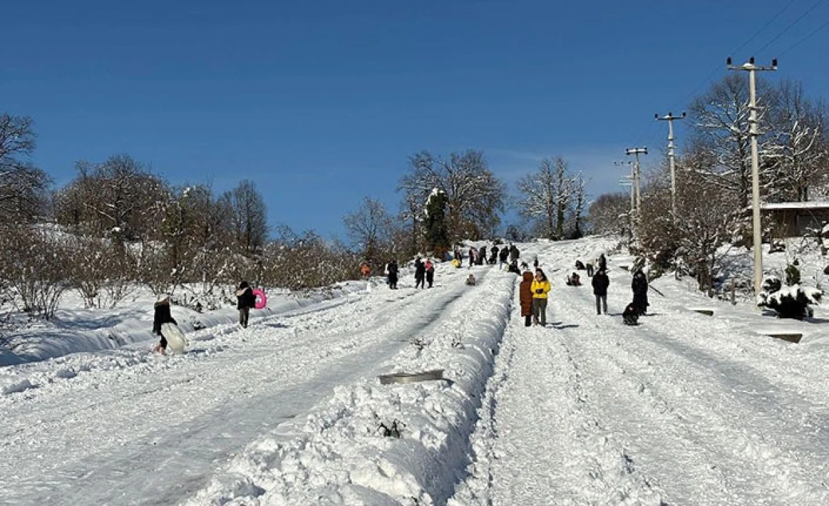 Hendekli Vatandaşların Kar Keyfi