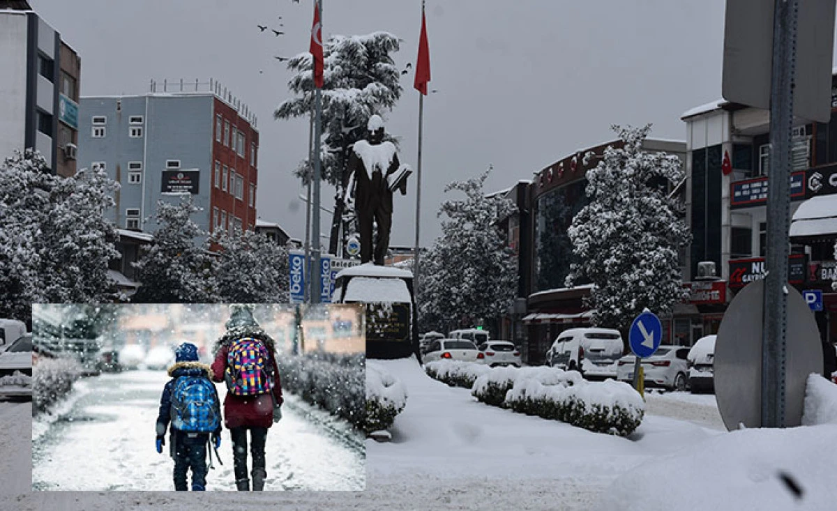 Hendek&rsquo;te Okullar Tatil Edildi