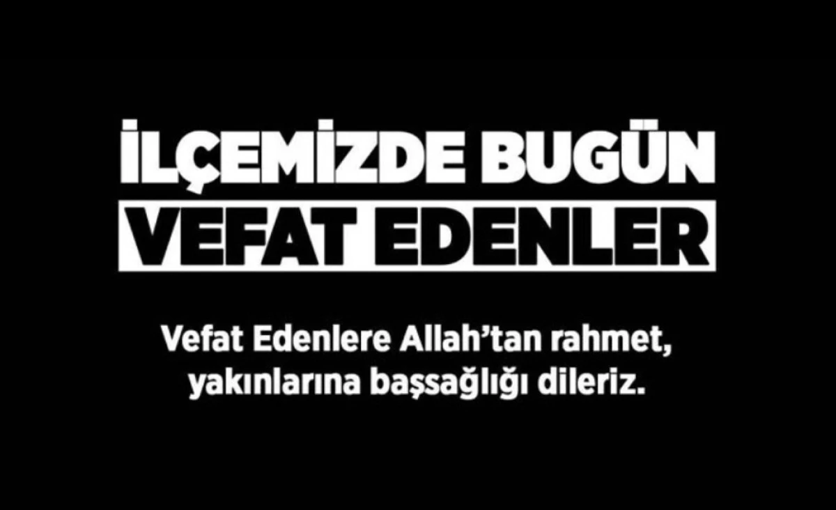 Hendek'te vefat edenler.