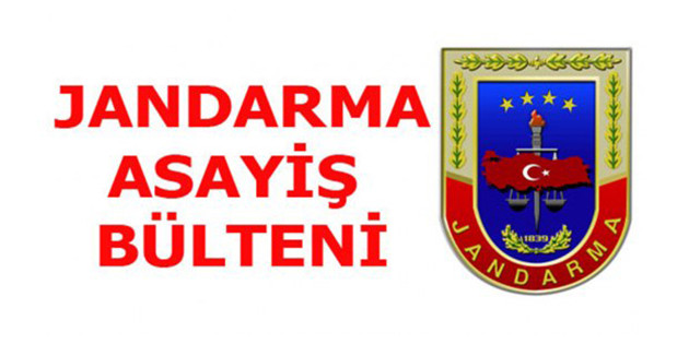 Jandarma Asayiş Bülteni