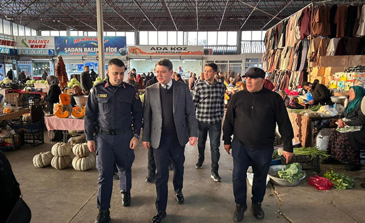 Kaymakam G&ouml;kpınar Pazaryeri Ziyareti