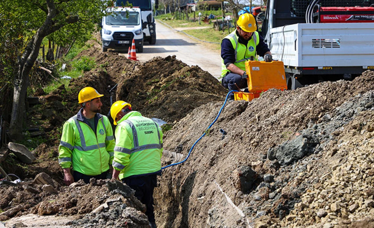 Kaynarca Osmanlı Mahallesi&rsquo;nin Ana İletim Hattı SASKİ İle G&uuml;vence Altına Alınıyor