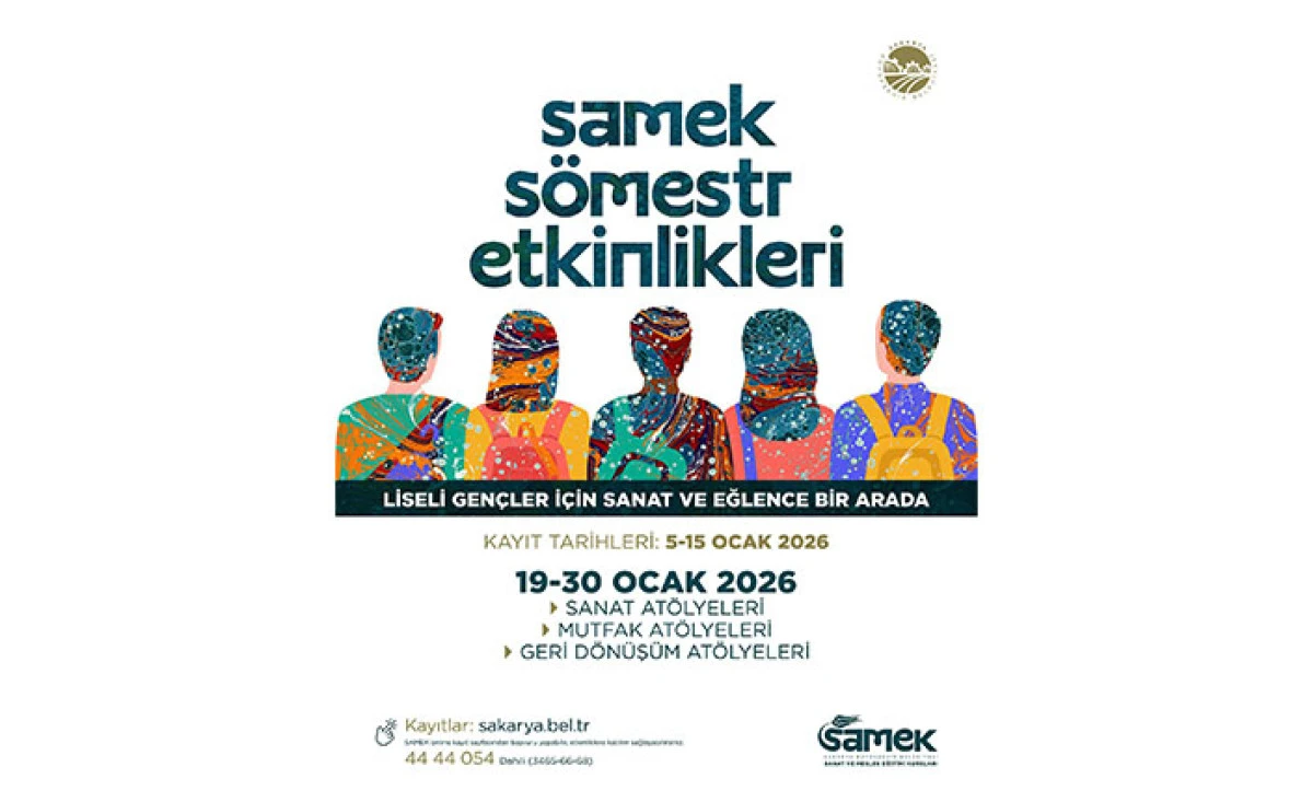 SAMEK&rsquo;te S&ouml;mestr Etkinlikleri Başlıyor: Kayıtlar 5 Ocak&rsquo;ta