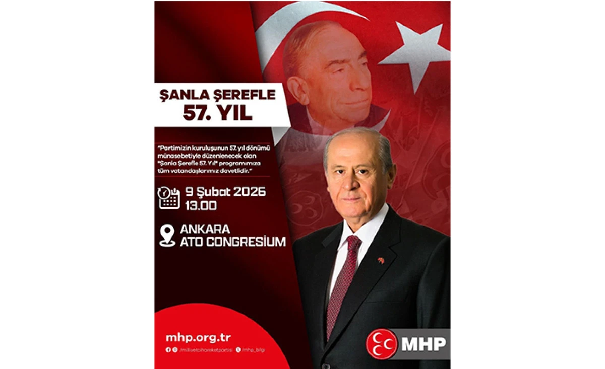Şanla Şerefle 57 Yıl; Aynı &Uuml;lk&uuml;, Aynı Kararlılıkla
