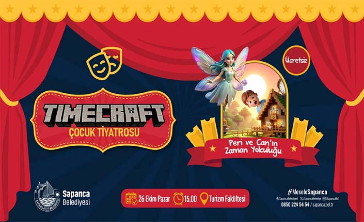 Sapanca Belediyesi’nden Çocuklara Eğitici Çocuk Tiyatrosu