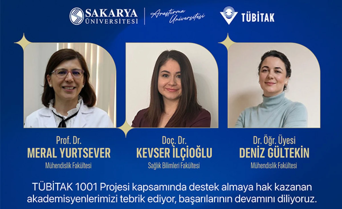 SAU&rsquo;den T&Uuml;BİTAK-1001 Başarısı