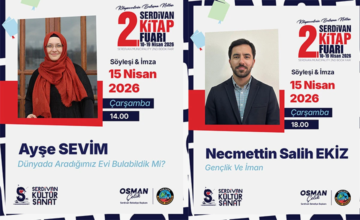 Serdivan Kitap Fuarı&rsquo;nda S&ouml;yleşi ve At&ouml;lye Coşkusu S&uuml;r&uuml;yor