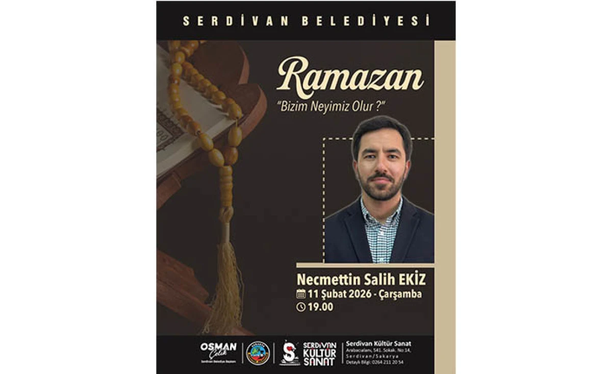 Serdivan K&uuml;lt&uuml;r Sanat&rsquo;tan Ramazan S&ouml;yleşisi