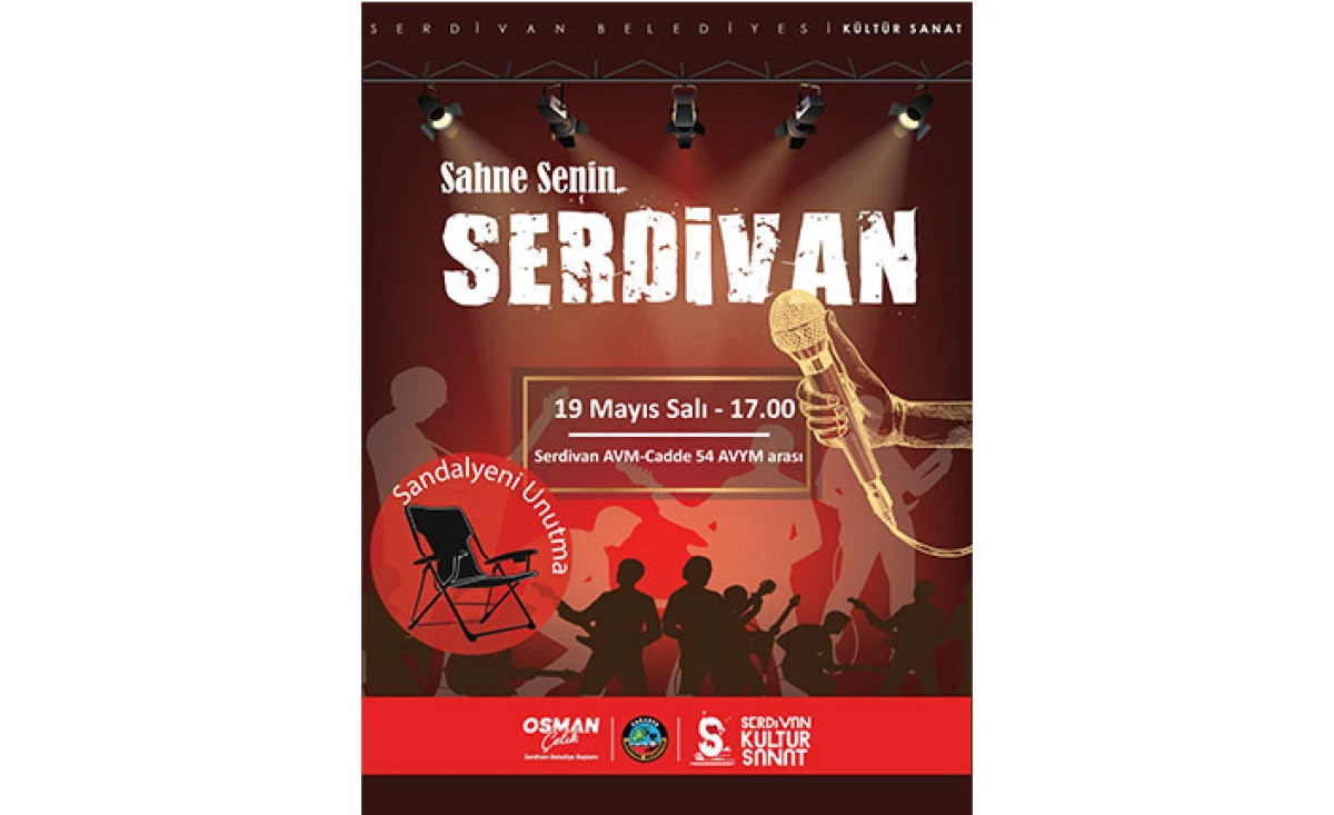 Serdivan&rsquo;da 19 Mayıs Coşkusu: Sahne Senin Serdivan İ&ccedil;in Geri Sayım Başladı