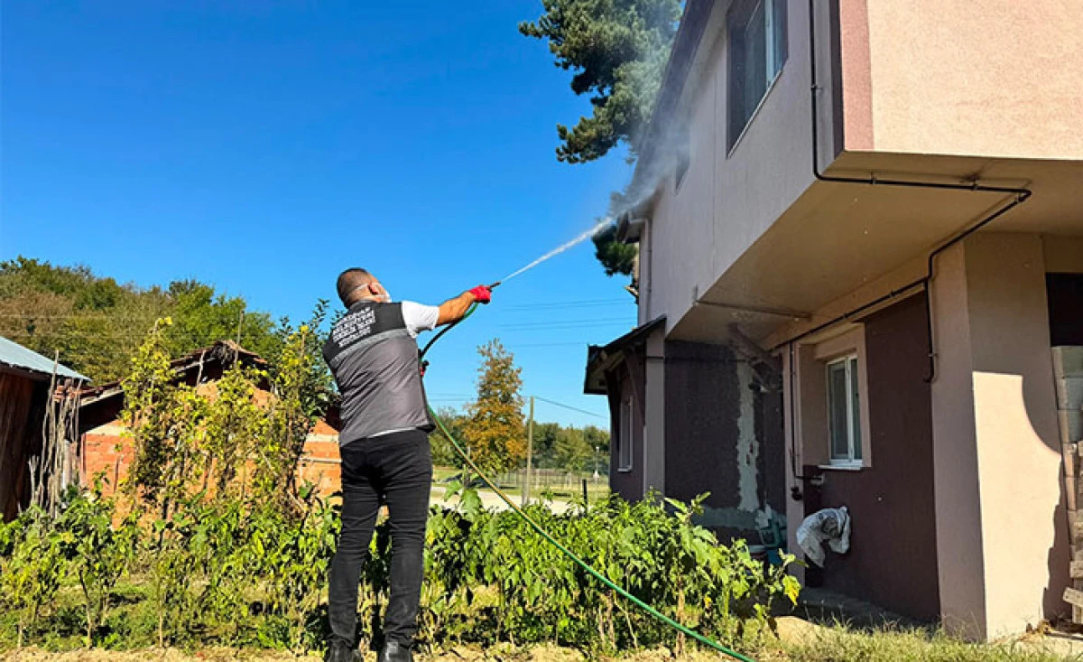 Serdivan&rsquo;da Kahverengi Kokarcaya Karşı İla&ccedil;lama &Ccedil;alışması
