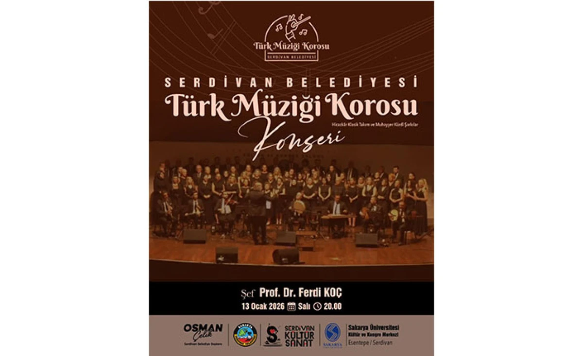 Serdivan&rsquo;da T&uuml;rk M&uuml;ziği R&uuml;zgarı