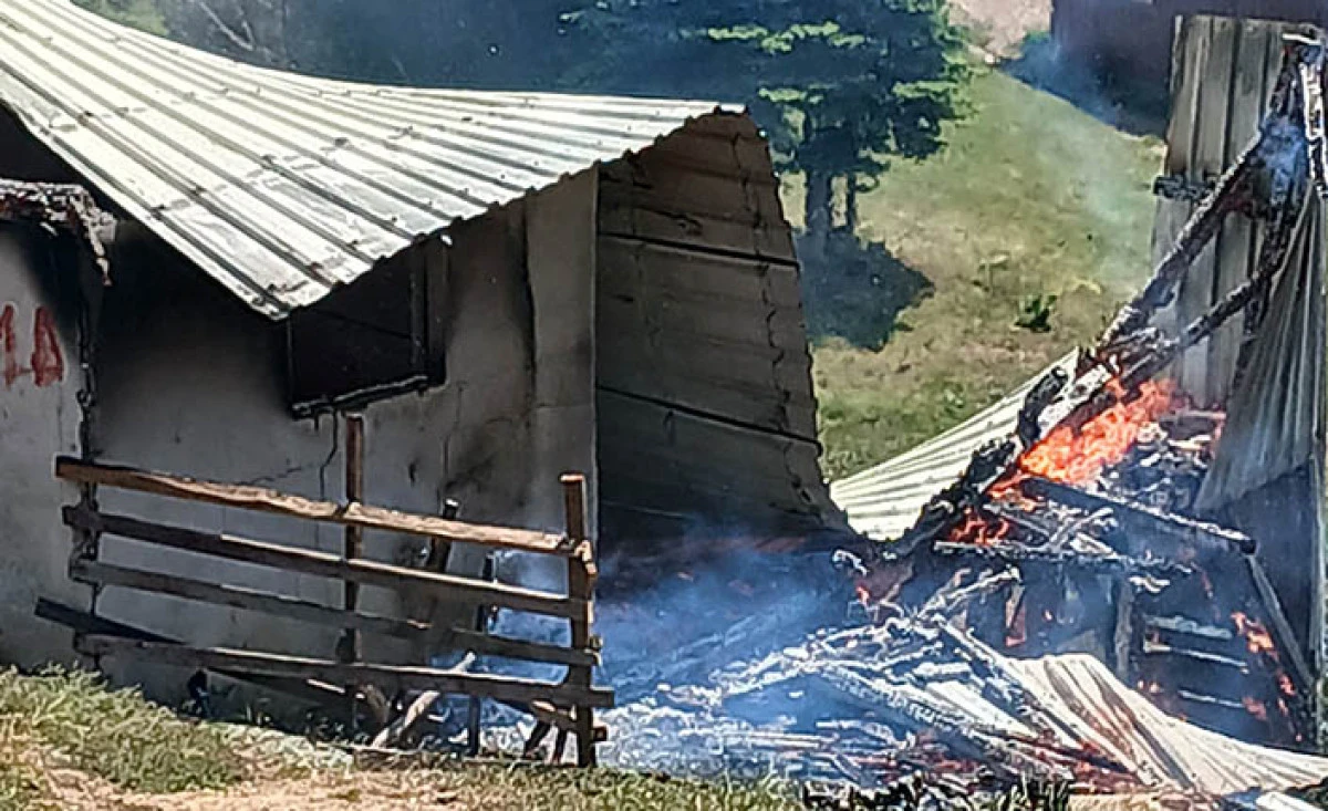 Yayla’da Yangın Paniği
